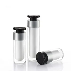 30ml Bijela boca pumpe bez zraka sa kapom disk locker
