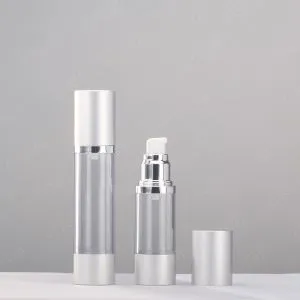 4oz Boca pumpe bez zraka sa aluminijumom Srebrna kapa i dno
